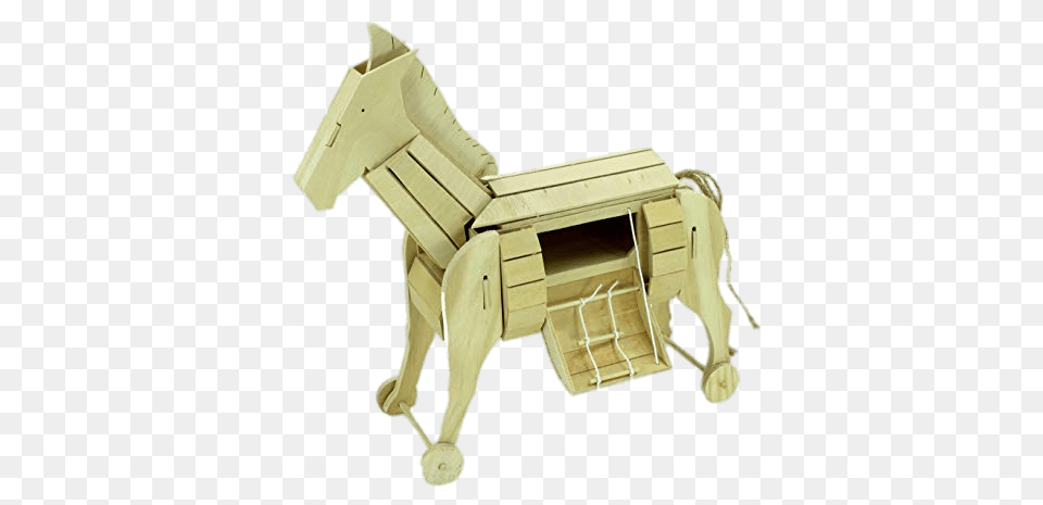Wooden Toy Trojan Horse, Wood, Furniture, Art Png Image