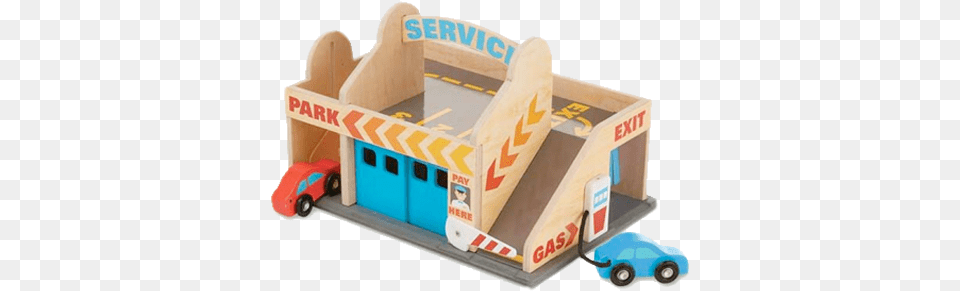 Wooden Toy Trucks Vehicles Kids Cars Melissa Doug Service Station Parking, First Aid, Indoors Free Png