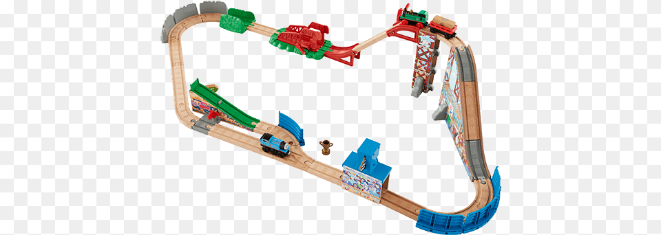 Wooden Toys Gt Thomas Amp Friends Wooden Railway Race Day Relay, Amusement Park, Fun, Roller Coaster Free Png Download