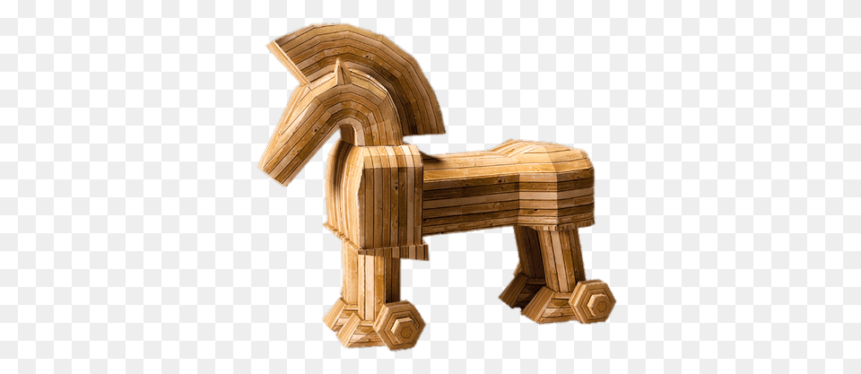 Wooden Trojan Horse, Bench, Furniture, Plywood, Wood Png Image