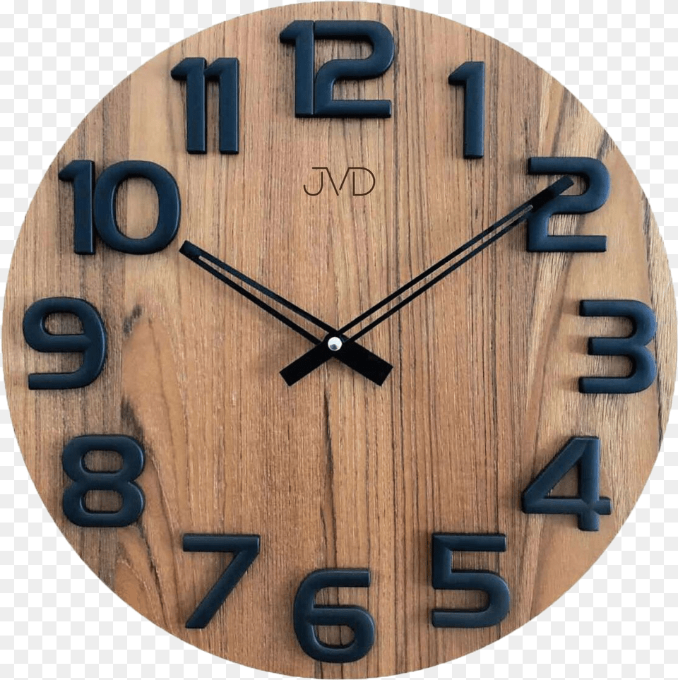 Wooden Wall Clock Jvd Ht97 Nstnn Hodiny Devn, Analog Clock, Wall Clock, Mailbox Free Png