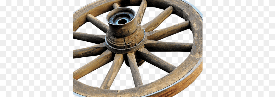 Wooden Wheel Alloy Wheel, Vehicle, Transportation, Tire Png