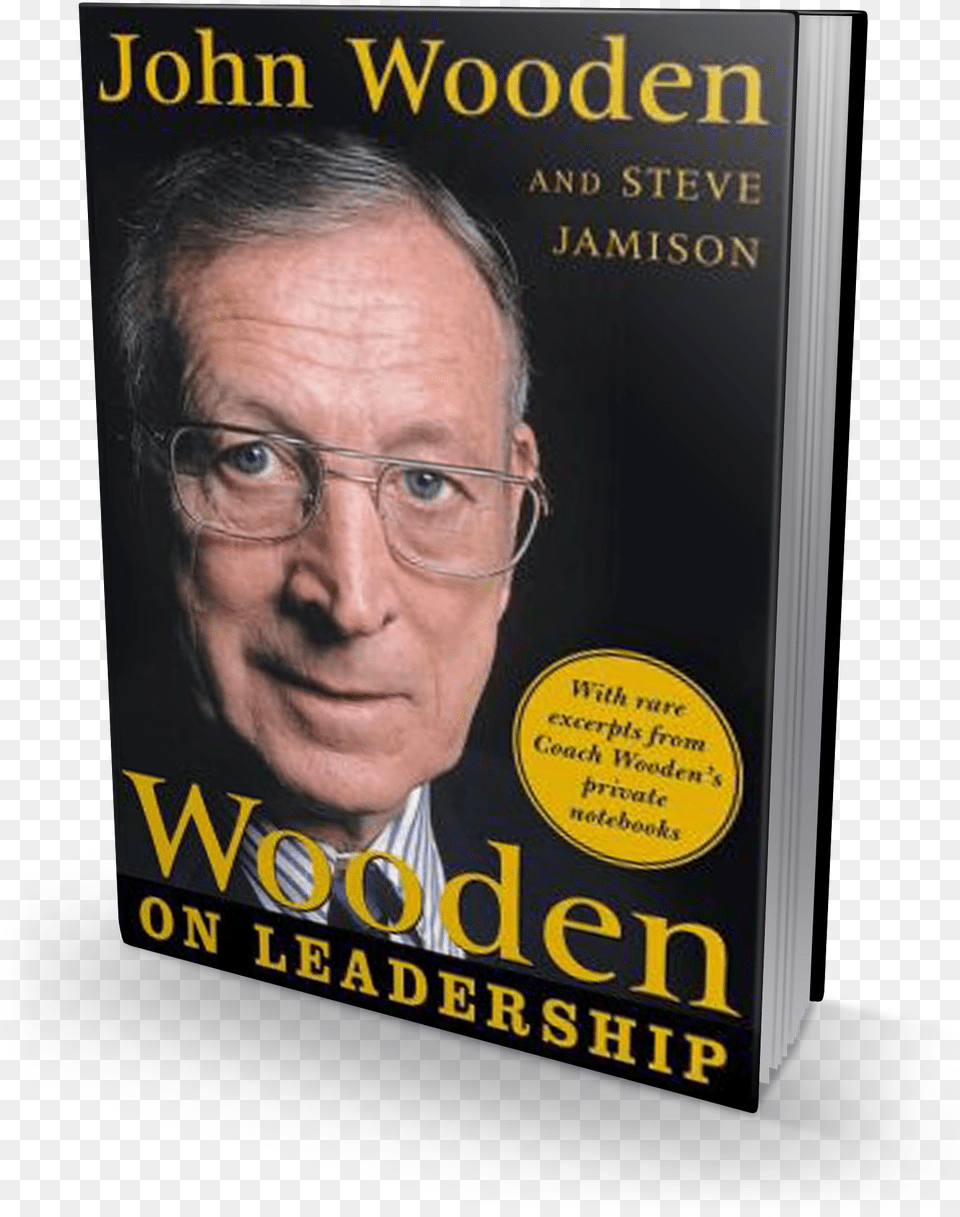 Wooden Wooden On Leadership By John Wooden, Publication, Book, Novel, Adult Free Png Download
