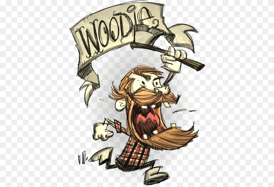 Woodie Don T Starve Characters Woodie, Book, Comics, Publication, Electronics Png Image