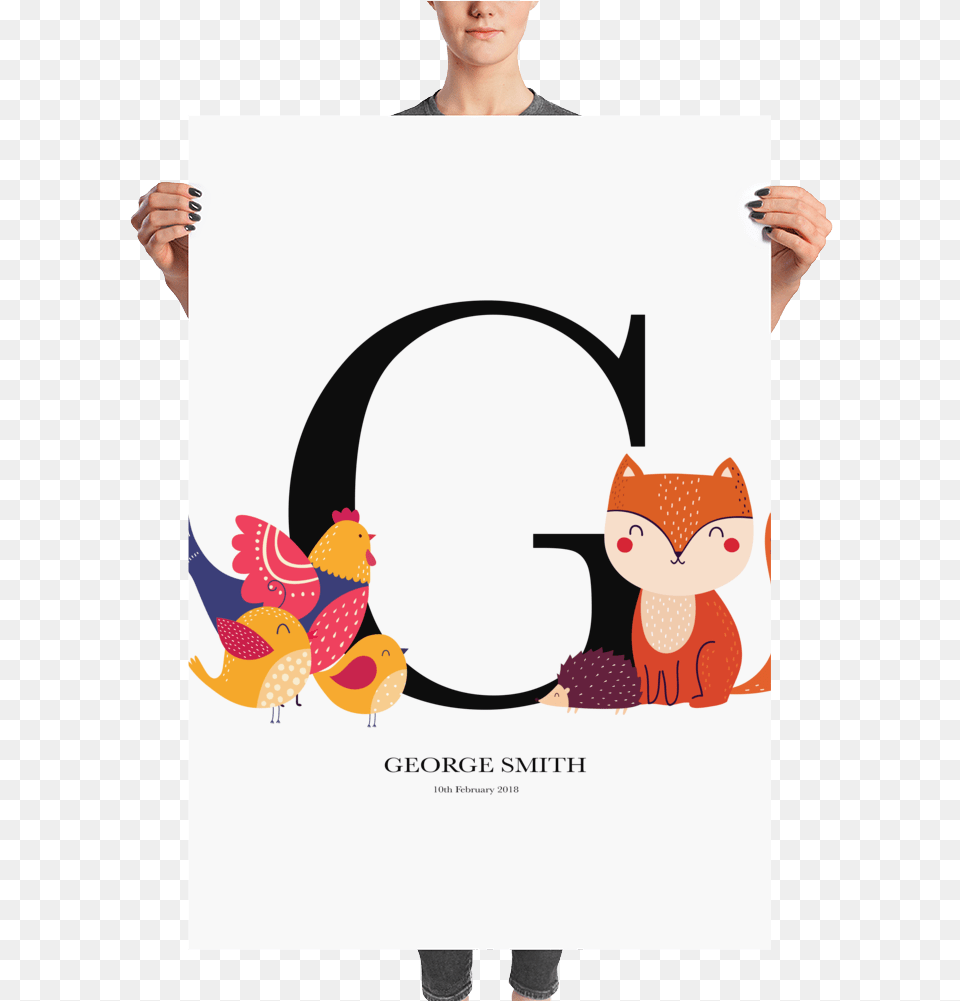 Woodland Animals Pudding Poster, Advertisement, Person, Head, Face Free Transparent Png