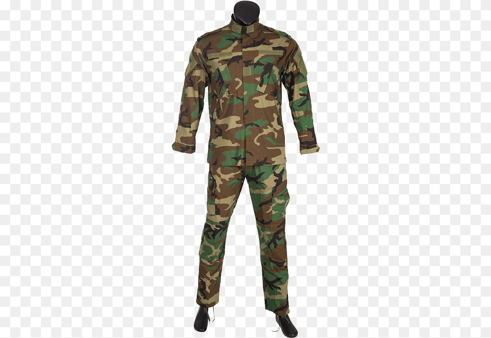 Woodland Camouflage Acu Uniform, Military, Military Uniform, Adult, Male Free Png
