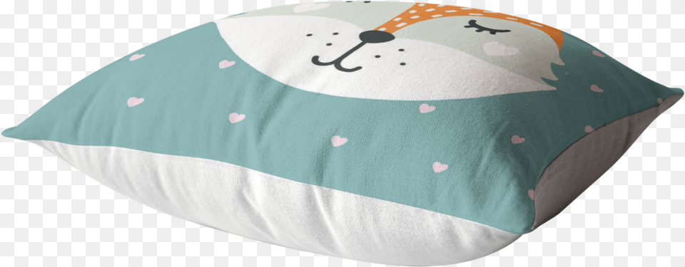 Woodland Fox Face Patchwork, Cushion, Home Decor, Pillow Png Image