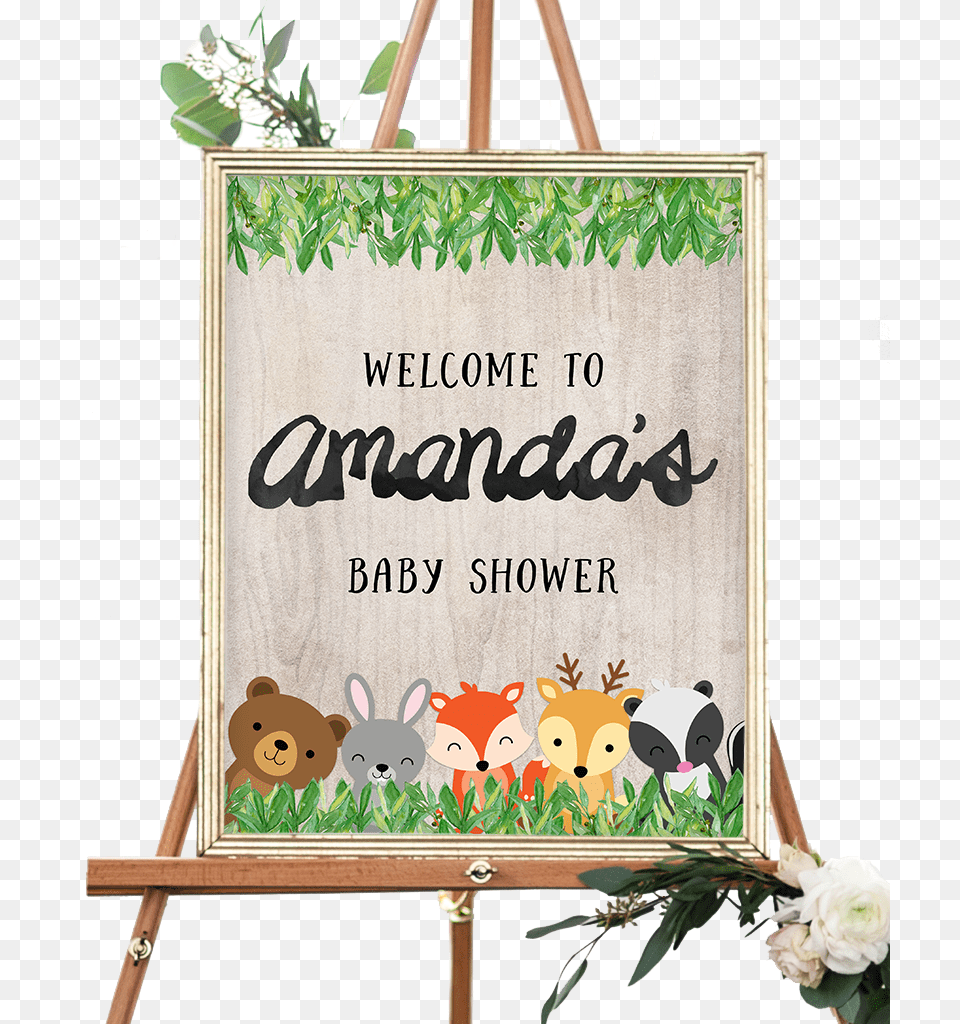 Woodland Welcome Sign Wedding Welcomes Sign Idea, Bag, Animal, Bear, Mammal Free Png