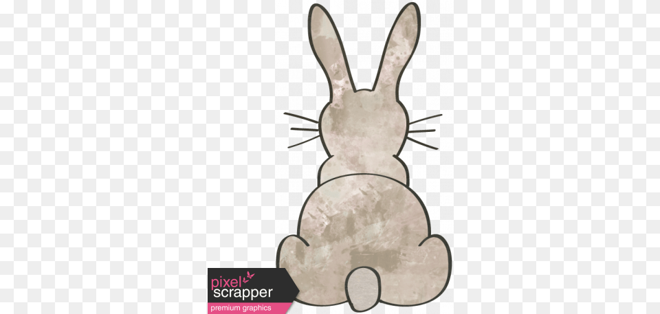 Woodland Winter Rabbit Doodle Graphic Janet Scott Pixel Digital Scrapbooking, Animal, Mammal Png
