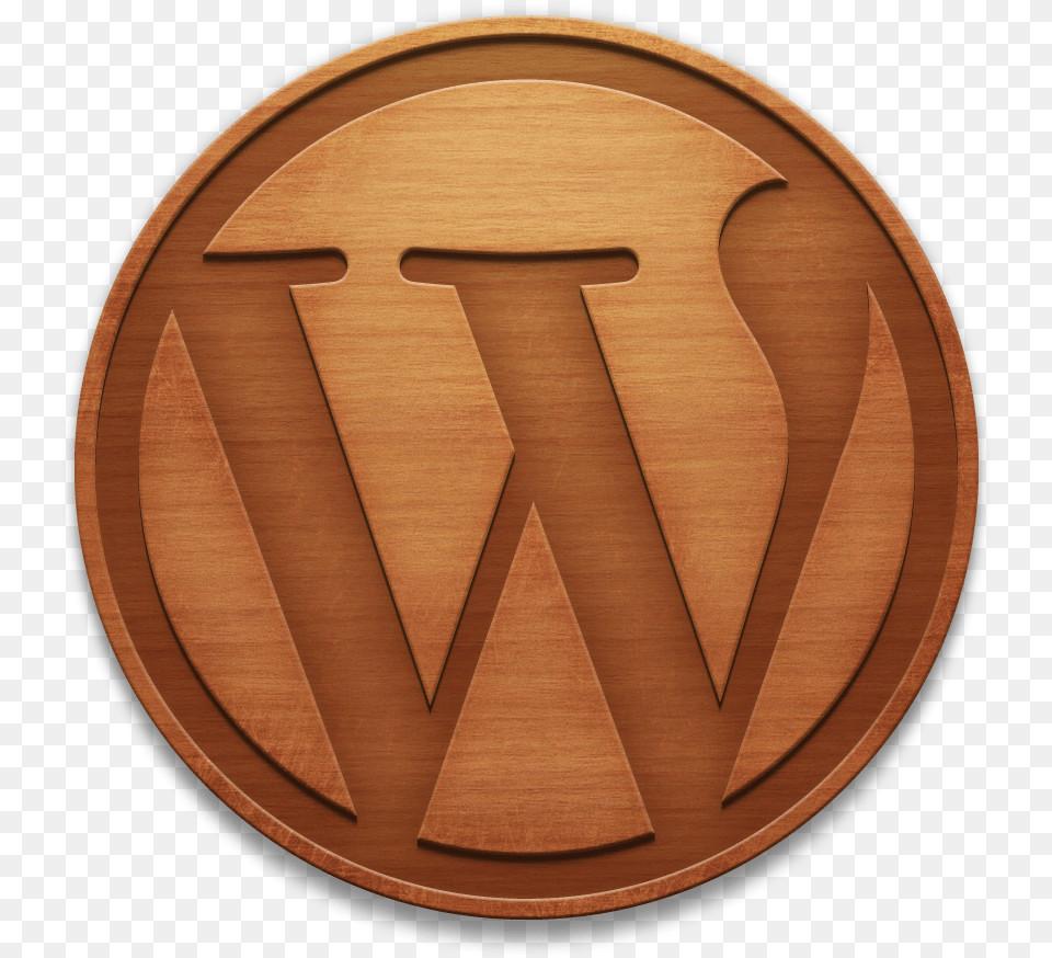 Woodpress Logo Logo In Wood Png Image