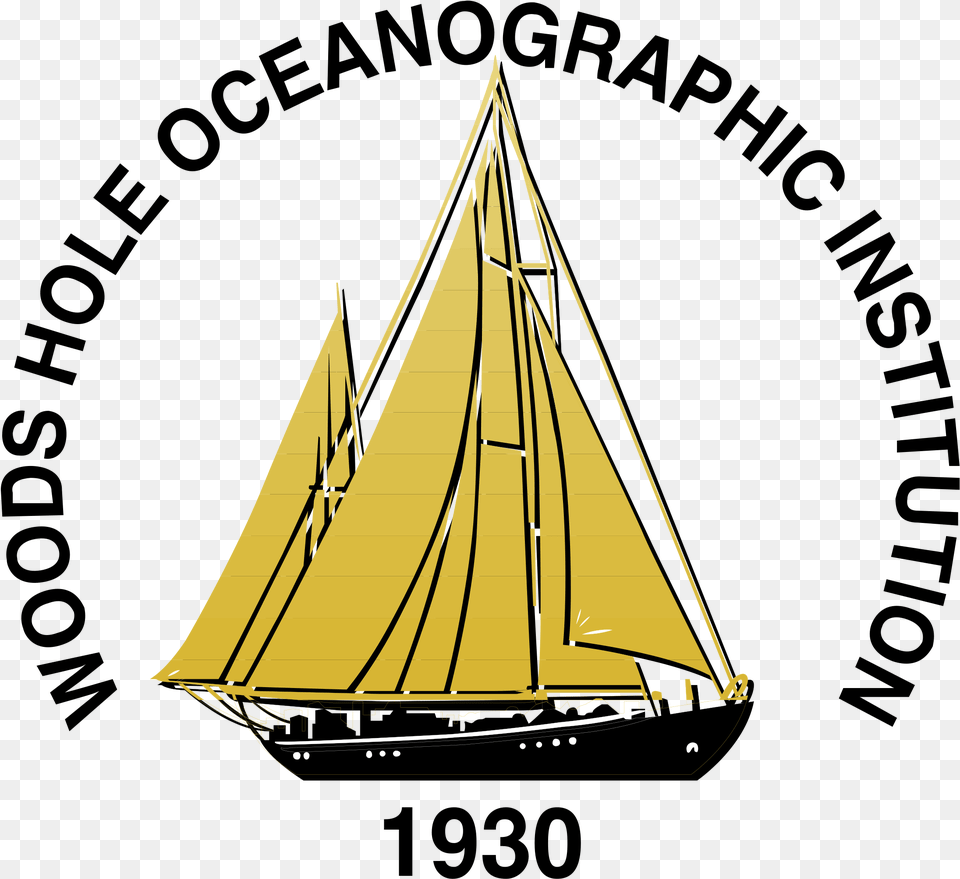 Woods Hole Oceanographic Institution Logo Transparent Woods Hole Oceanographic Institution Logo, Boat, Sailboat, Transportation, Vehicle Free Png Download