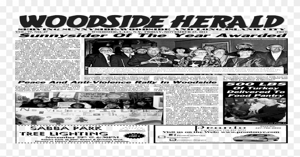 Woodside Herald 11 25 Pdf Document Sharing, Advertisement, Poster, Adult, Person Free Png Download