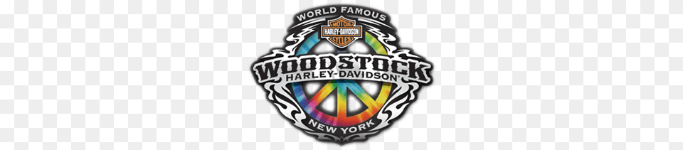 Woodstock Harley, Badge, Logo, Symbol, Emblem Free Transparent Png