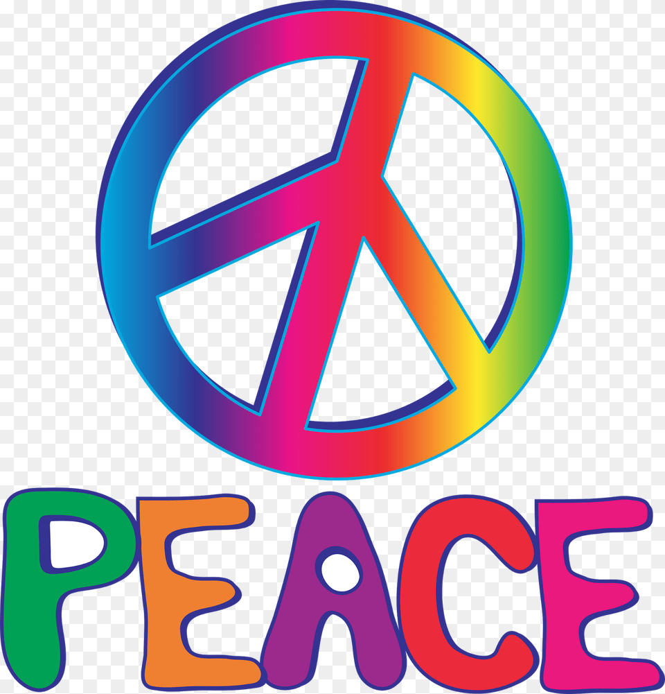Woodstock Peace Symbols Clip Art, Logo, Symbol, Light Png