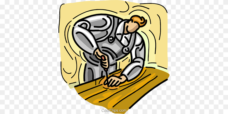 Woodworking Royalty Vector Clip Art Illustration, People, Person, Cleaning, Adult Png