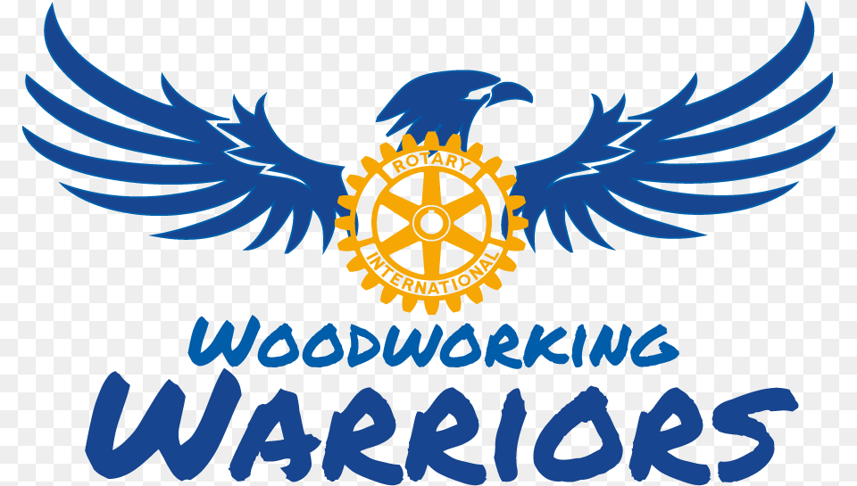 Woodworking Warriors Sam Beauford Rotary International, Logo, Emblem, Symbol, Machine Free Png