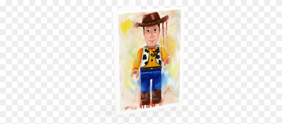 Woody Card Painting, Art, Clothing, Hat, Person Free Transparent Png