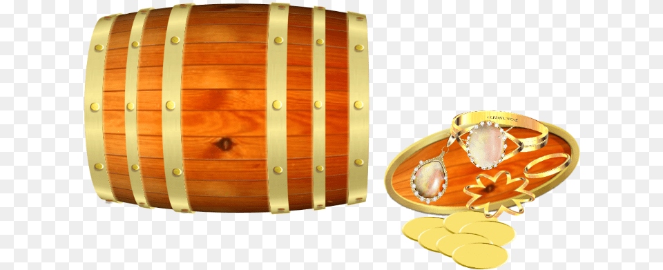 Woody S Gold Wood, Treasure, Barrel, Keg Free Png