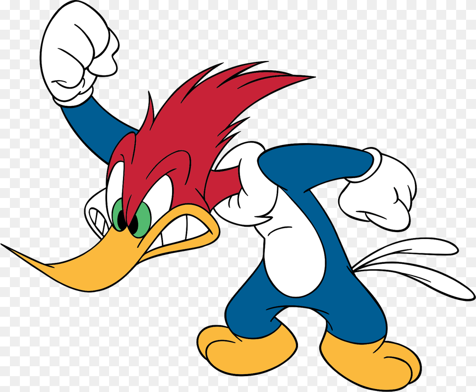 Woody Woodpecker Characters Woody Woodpecker Cartoon Woody Woodpecker, Animal, Fish, Sea Life, Shark Free Transparent Png