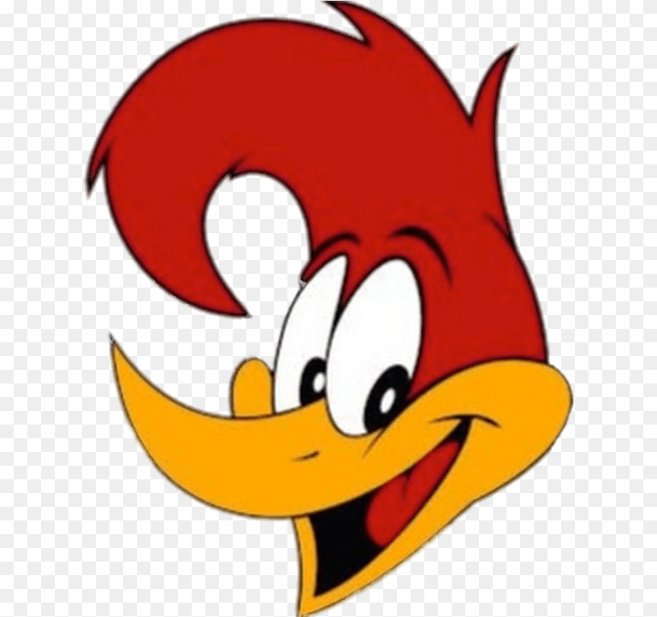 Woody Woodpecker Face, Cartoon Png Image