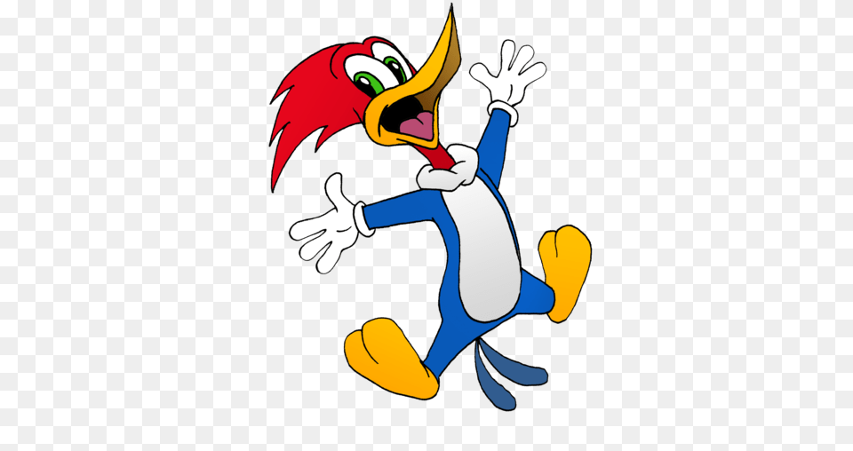 Woody Woodpecker Jumping Transparent, Cartoon, Baby, Person Png Image