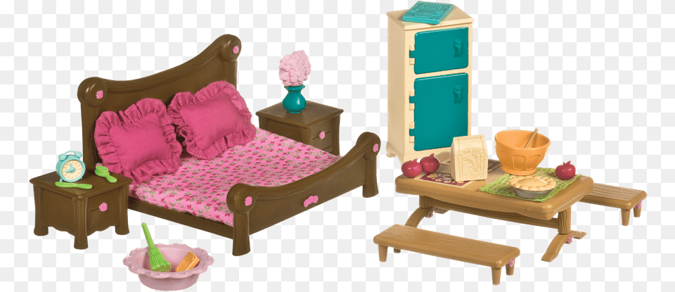 Woodzeez Master Bedroom And Dining Set, Bed, Furniture, Cushion, Home Decor Png