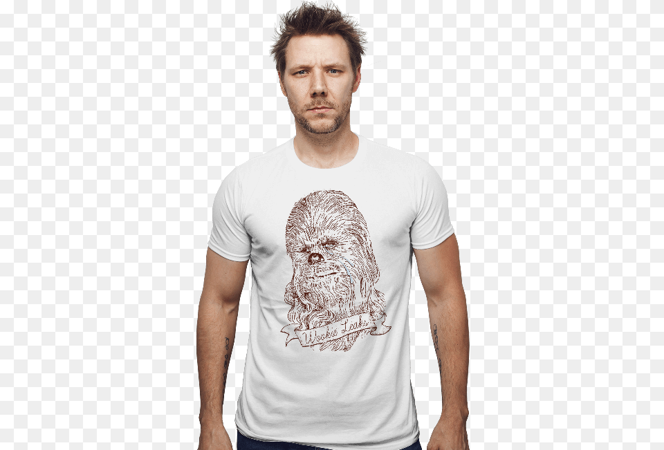 Wookie Leaks T Shirt, Clothing, T-shirt, Adult, Male Free Transparent Png