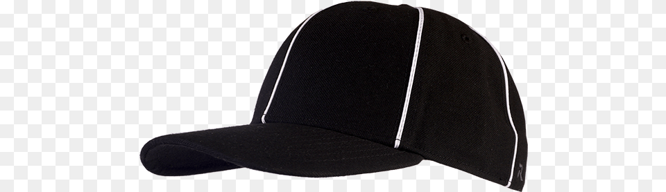Wool Blend Officiating Hat Baseball Cap, Baseball Cap, Clothing, Person Free Png Download