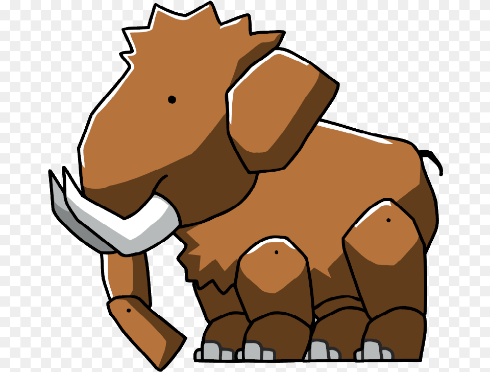 Woolly Mammoth Clipart Ice Age Scribblenauts Woolly Mammoth, Person, Animal, Mammal, Wildlife Free Transparent Png