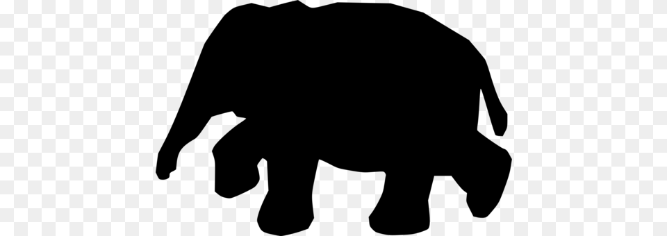 Woolly Mammoth Elephants Indian Elephant Mammal Cartoon, Gray Free Png Download