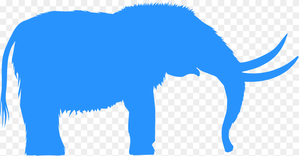 Wooly Mammoth Silhouette, Animal, Elephant, Mammal, Wildlife Png