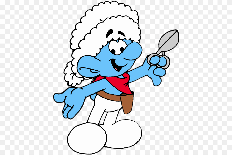 Wooly Smurf, Cutlery, Spoon, Baby, Person Png