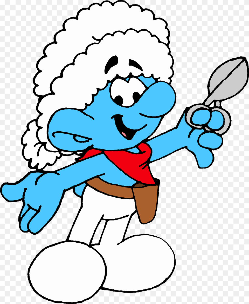 Wooly Smurf, Baby, Person, Face, Head Free Png Download