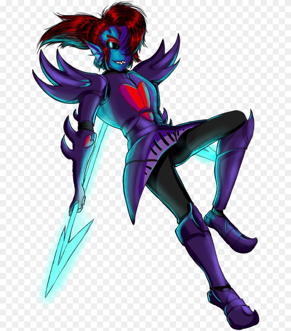 Wooo Finally Finished Undyne The Undying Really Happy Cartoon, Publication, Book, Comics, Adult Free Png Download