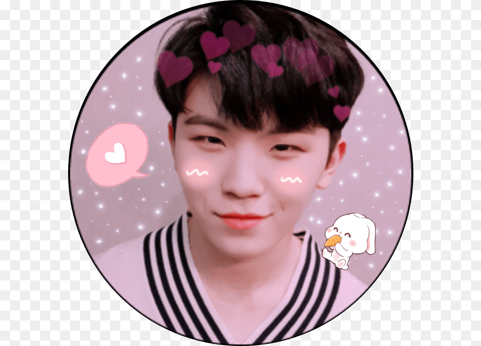 Woozi Seventeen Icon Edit Soft Mochi Woozi Seventeen Icon, Face, Head, Person, Photography Free Transparent Png