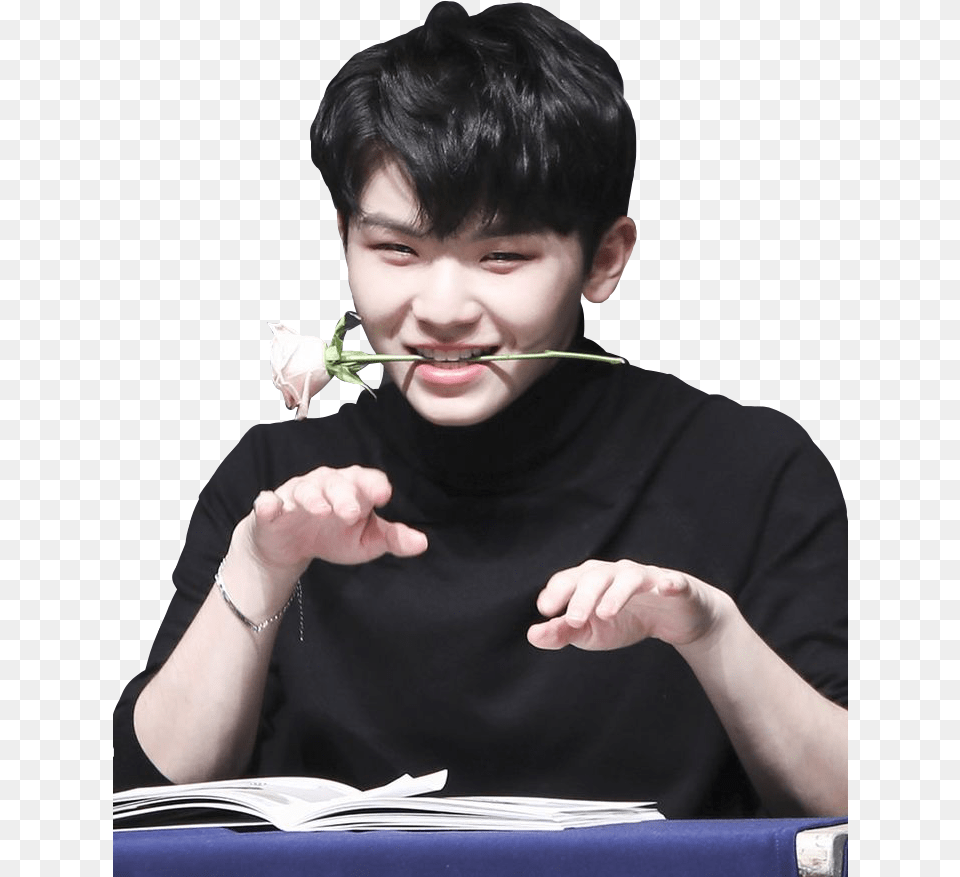 Woozi Seventeen Kpop Leejihoon Jihoon Freetoedit Eating, Boy, Child, Person, Face Free Png Download