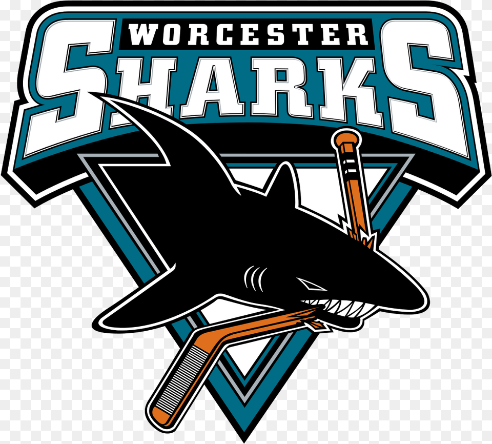 Worcester Sharks Worcester Sharks Logo, Animal, Fish, Sea Life, Shark Free Png