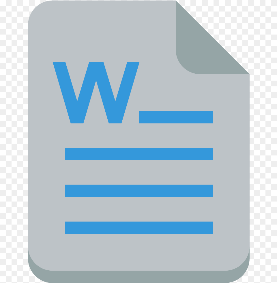 Word File Icon, Text Png