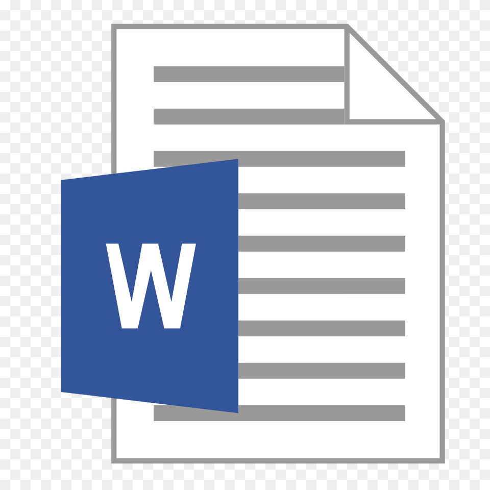 Word File Icon, Text, Mailbox, Business Card, Paper Free Png
