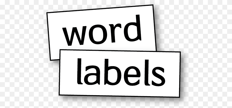 Word Labels Line Art, Text, Sign, Symbol Png Image