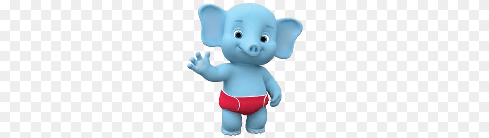 Word Party Bailey The Elephant Waving, Baby, Person, Clothing, Underwear Png Image