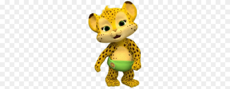 Word Party Franny The Cheetah, Plush, Toy Png Image