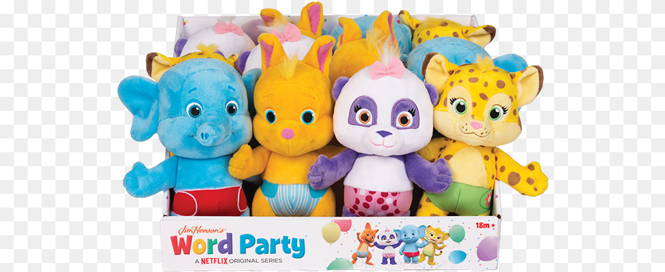 Word Party Package Front 650 De Fabuloso Vocabulario, Plush, Toy, Teddy Bear Png Image