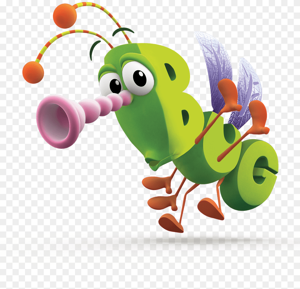 Word World Bug Bug From Word World, Toy, Animal Png Image