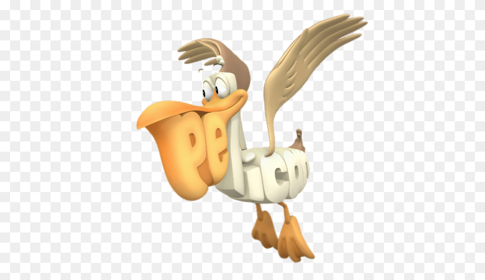 Word World Pelican, Animal, Bird, Waterfowl, Cartoon Png