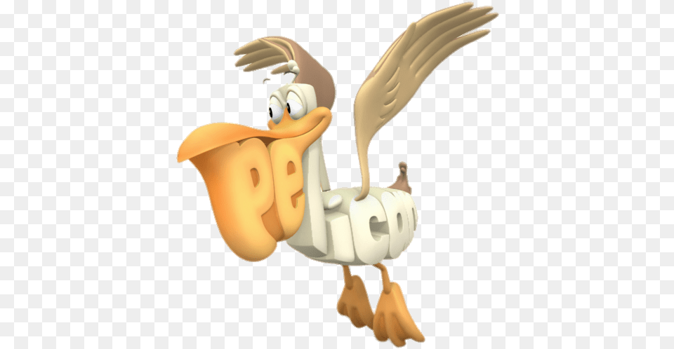 Word World Pelican Word World Fox, Animal, Bird, Waterfowl, Goose Png Image