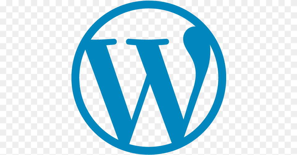 Wordpress Blue Logo Transparent Transparent Wordpress Logo, Drum, Musical Instrument, Percussion Free Png Download