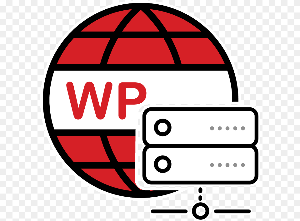 Wordpress Hosting Hosting Logo Red Free Transparent Png