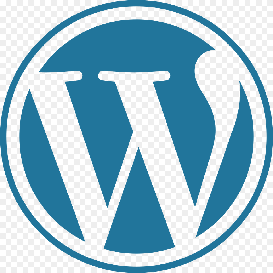 Wordpress Logo Blue Png Image