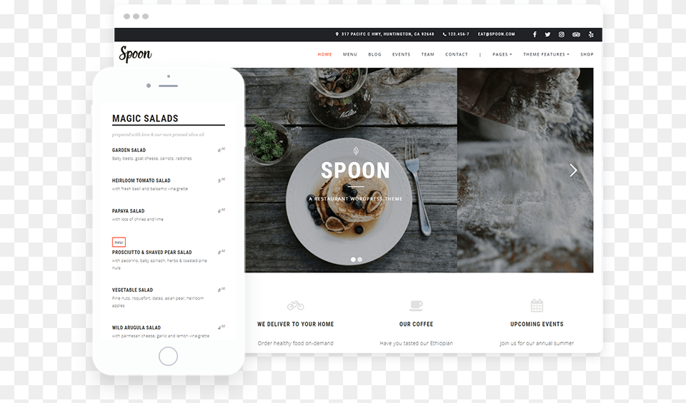 Wordpress Templates Catering, File, Cutlery, Fork, Plant Png Image